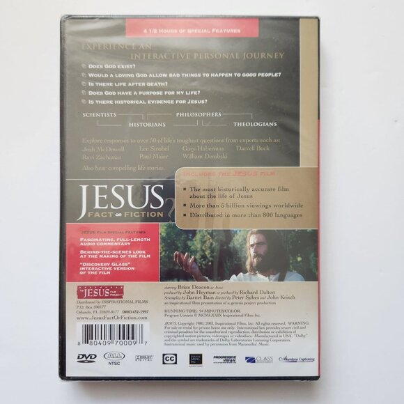Jesus Fact Or Fiction DVD Interactive Personal Journey Explore The Evidence 3 1/ - Picture 3 of 6